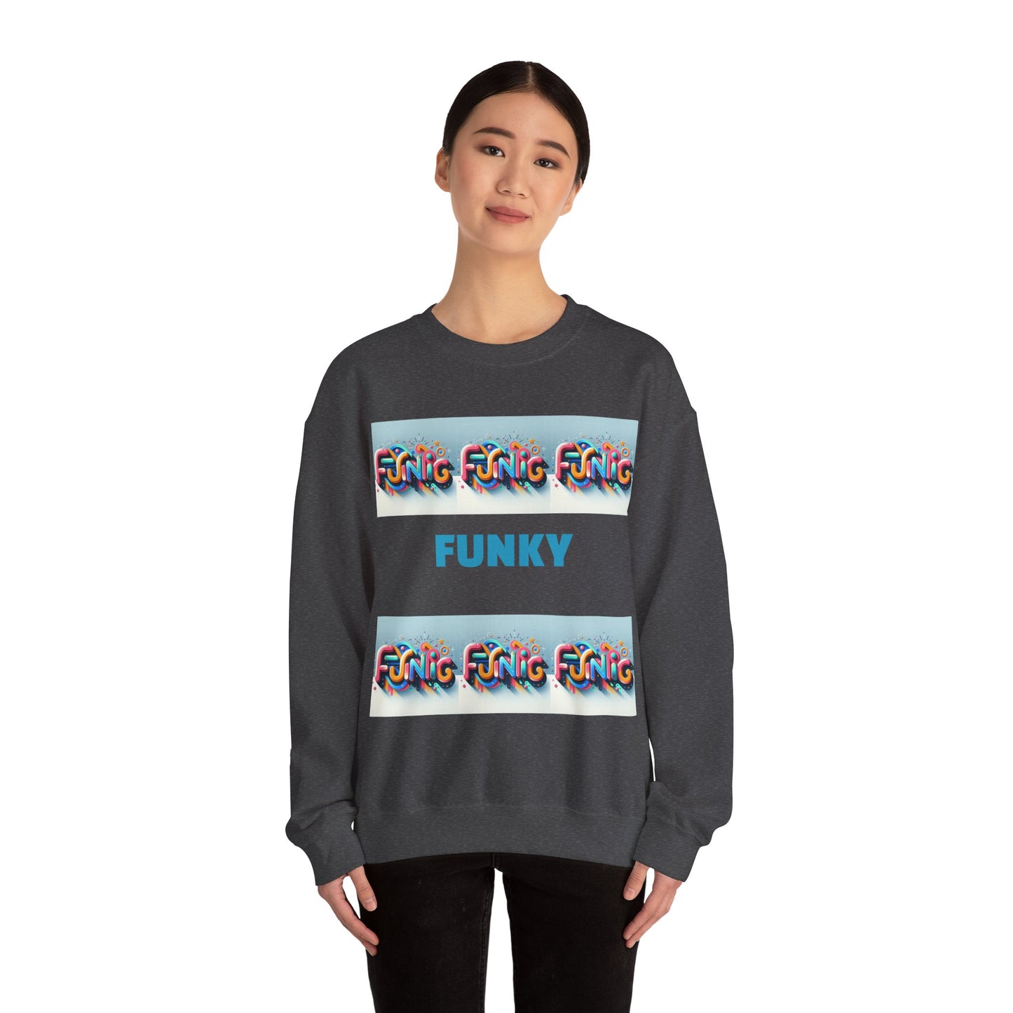 Funky Unisex Heavy Blend™ Crewneck Sweatshirt