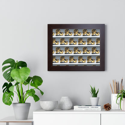 Gold Framed Horizontal Poster