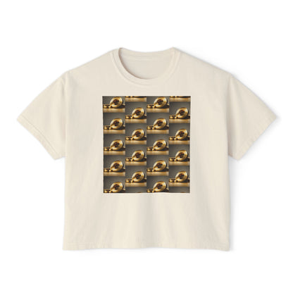 Round Gold  Women's Boxy Tee