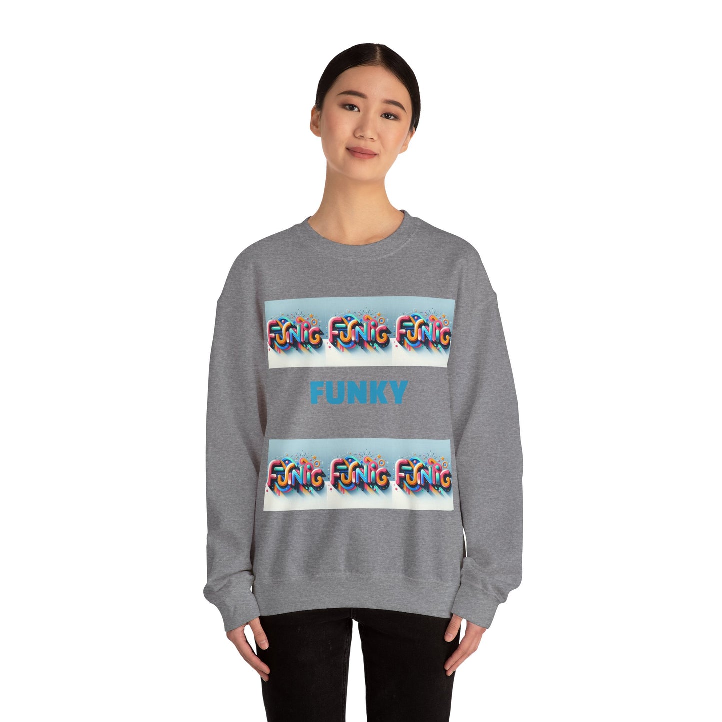 Funky Unisex Heavy Blend™ Crewneck Sweatshirt