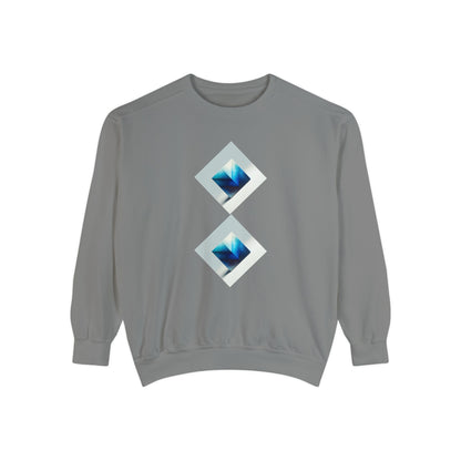 ZLF Designer Blue Square Unisex Sweatshirt - Zion Legend Fashions