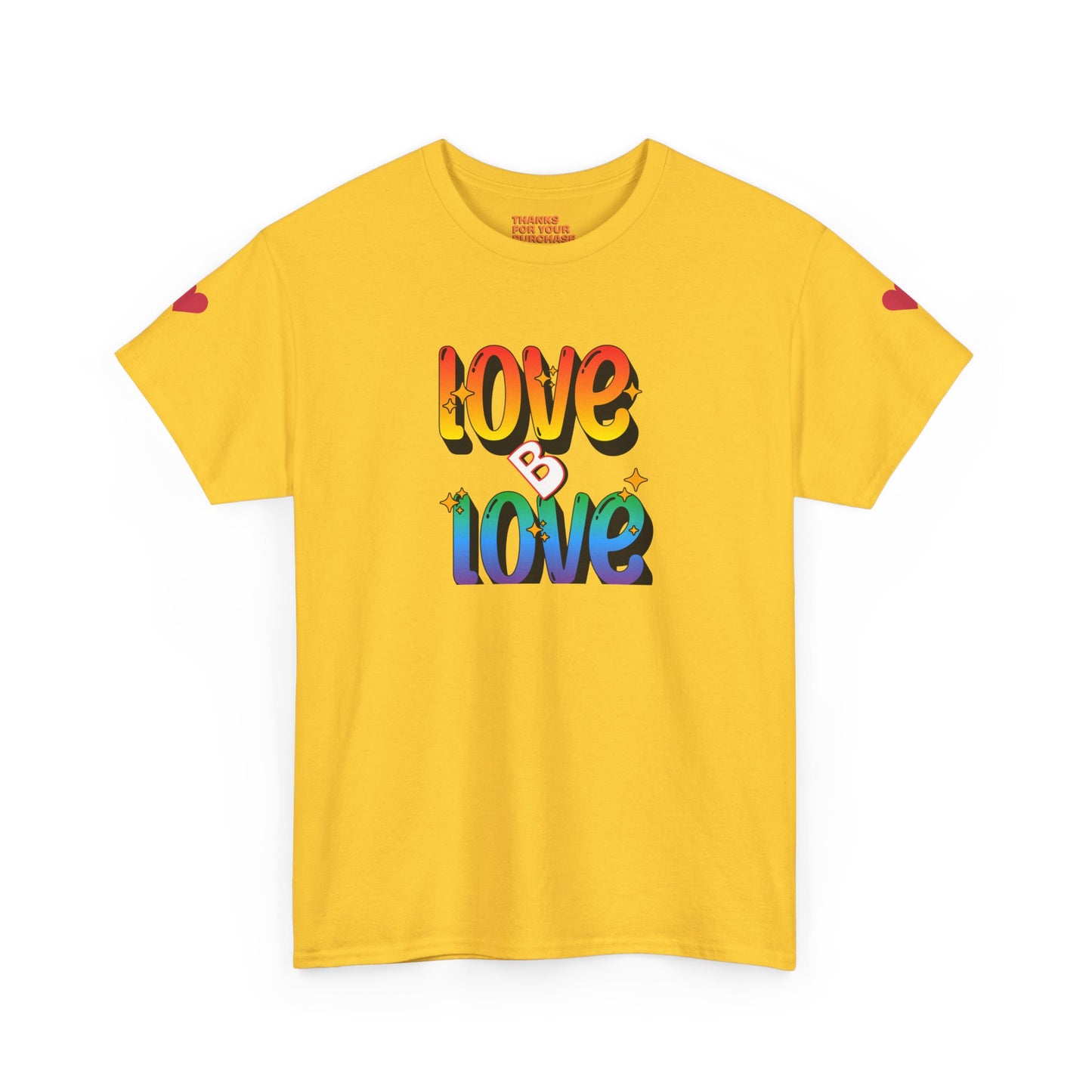 Love B Love  Unisex Heavy Cotton Tee Shirts For a Sunny colourful summer  .