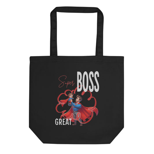 Boss Eco Tote Bageco-friendly,organic cotton,reusable shopping,stylish accessory,sustainable fashion,Tote BagZion Legend Fashions