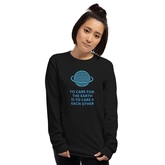 We Care For The Earth Men’s Long Sleeve T-Shirt