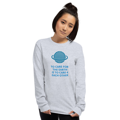 We Care For The Earth Men’s Long Sleeve T-Shirt