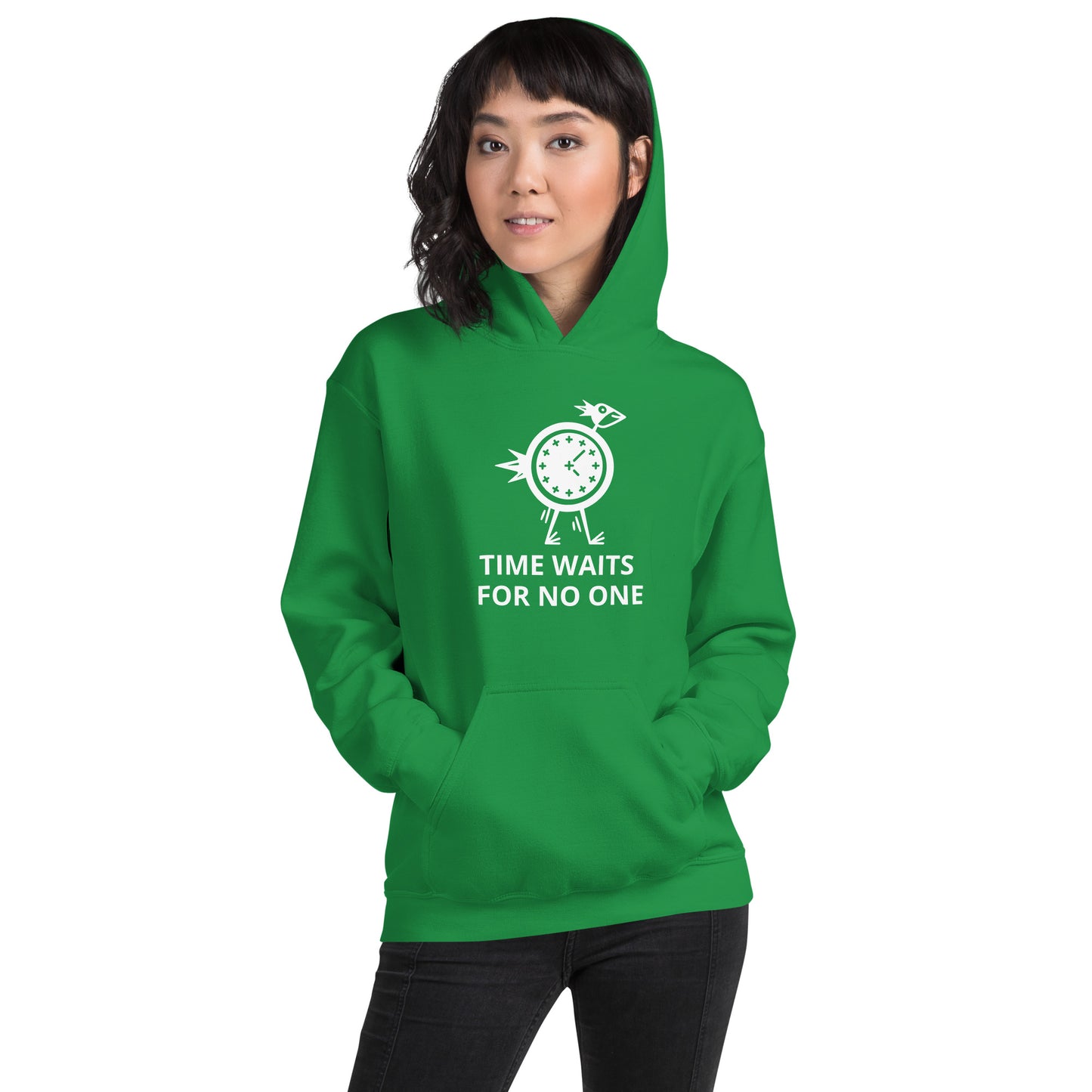 Time Waits for No One Gildan 8500 Unisex Hoodie