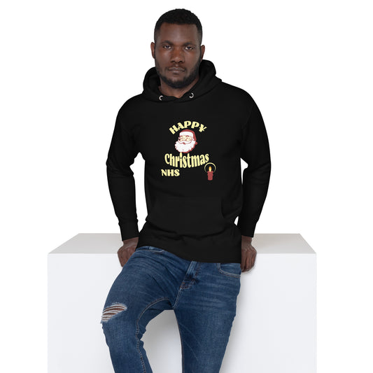 Happy Christmas NHS Unisex Hoodie, Special Offerchristmas apparel,cotton blend,festive hoodie,Hoodie,nhs support,unisex fashion,warm comfortZion Legend Fashions