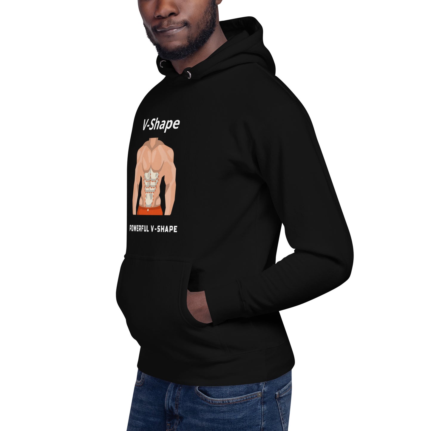 V-Shape Unisex Hoodie