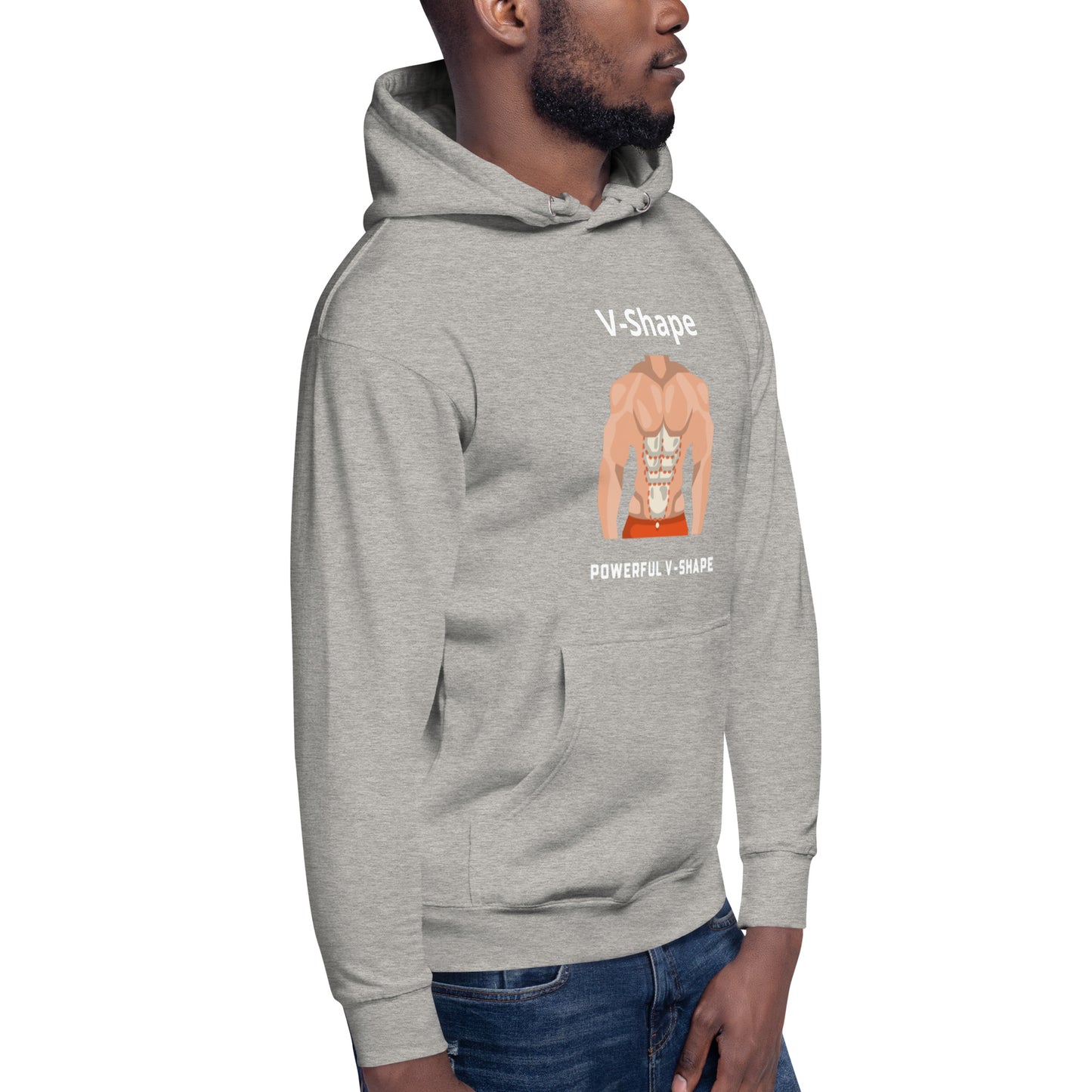 V-Shape Unisex Hoodie