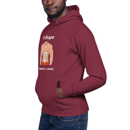 V-Shape Unisex Hoodie