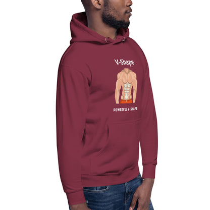 V-Shape Unisex Hoodie