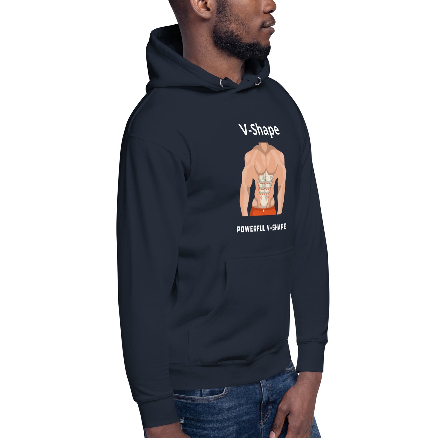 V-Shape Unisex Hoodie