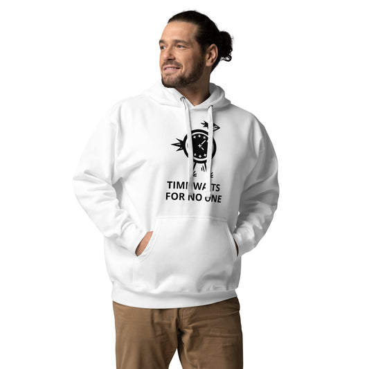 TIME WAITS FOR NO ONE Unisex Hoodie - Zion Legend Fashions