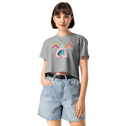 Unicorn World Women’s Crop Top Tee