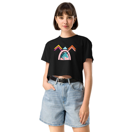 Unicorn World Women’s Crop Top Tee - Zion Legend Fashions