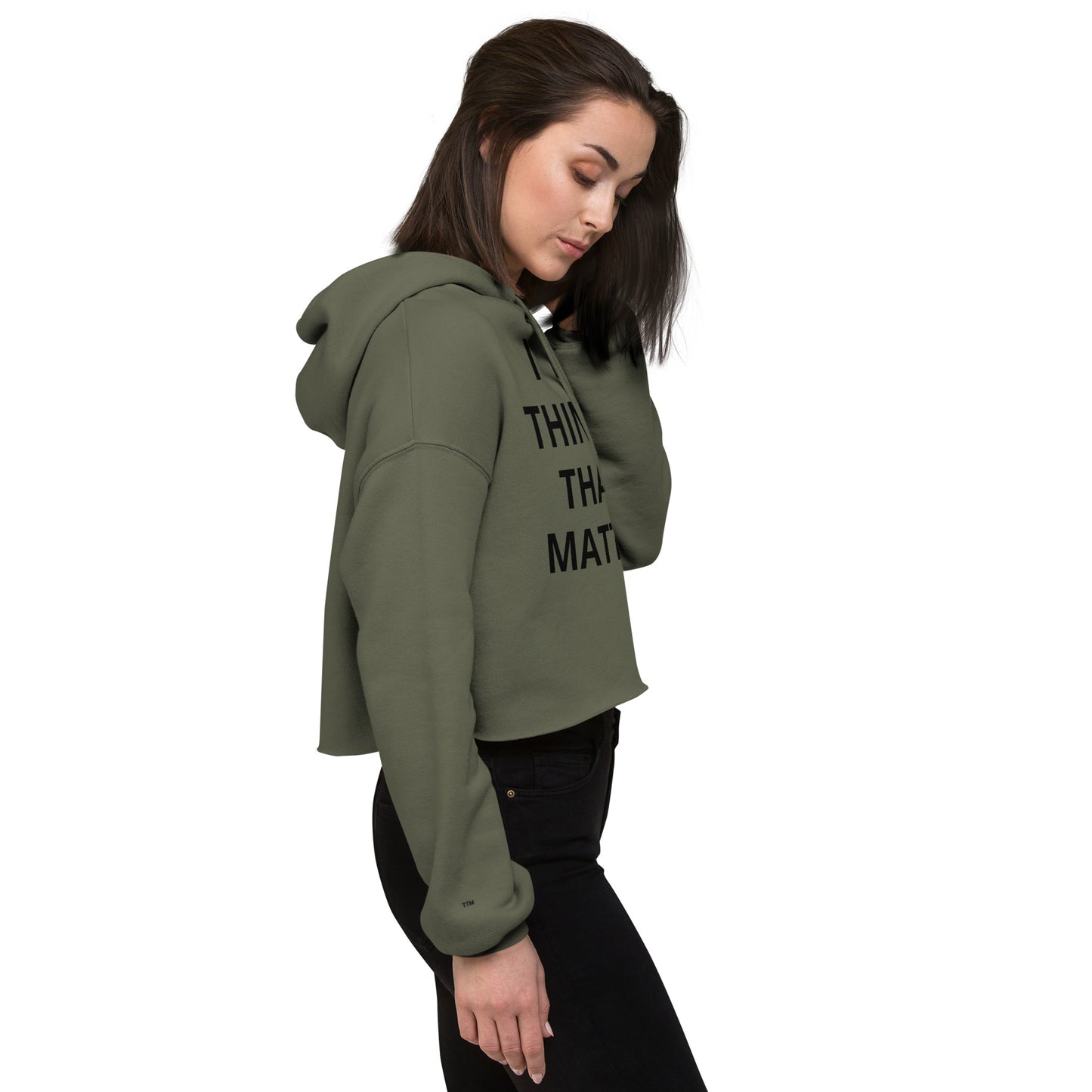 Things that matter Crop Hoodie