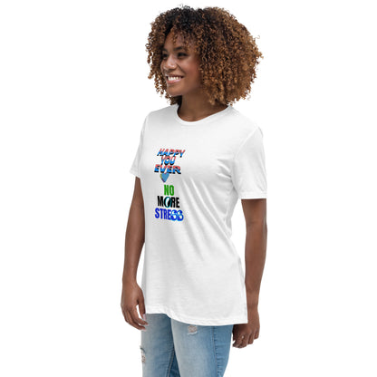 NO STRESS FUNKY Women's Relaxed T-Shirt