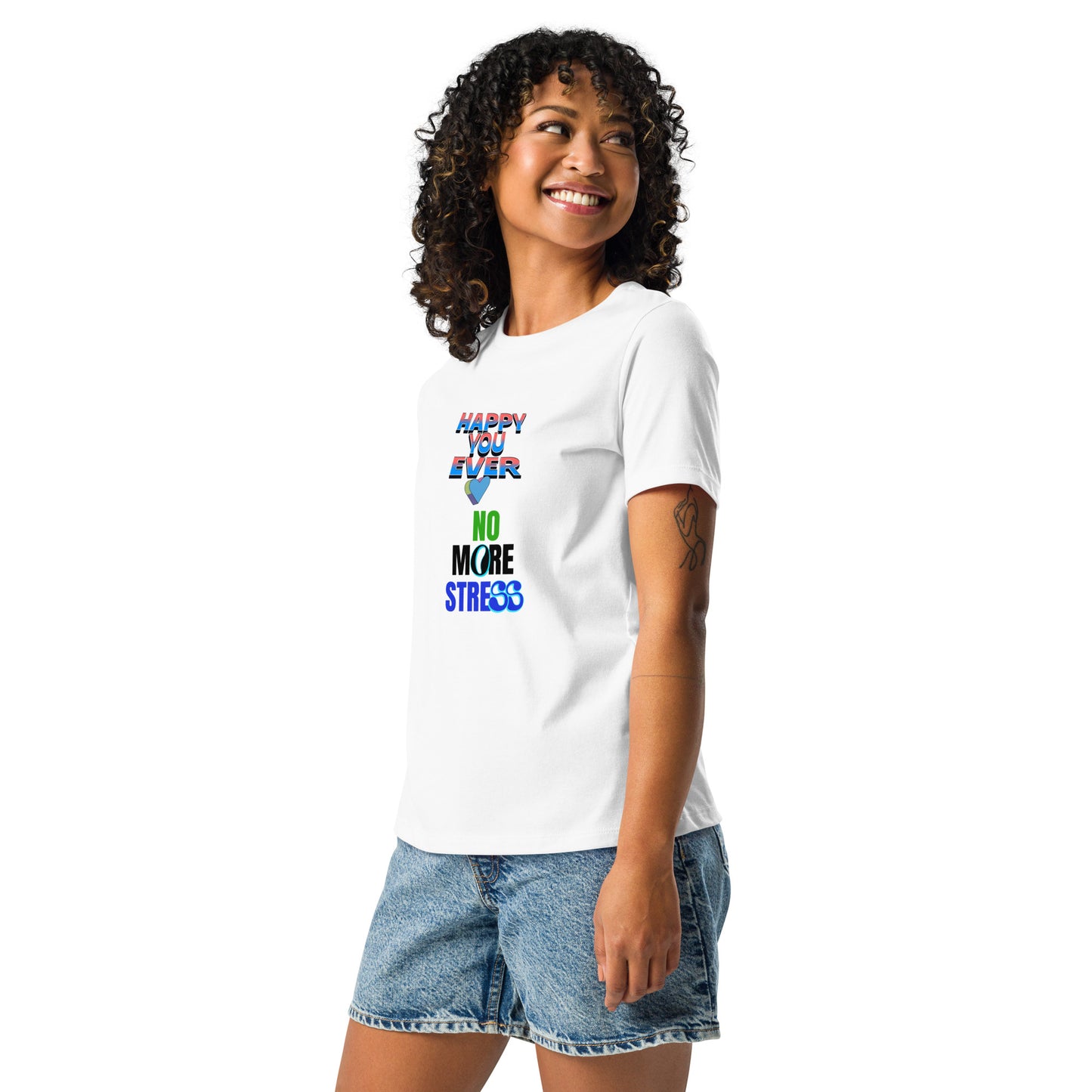 NO STRESS FUNKY Women's Relaxed T-Shirt