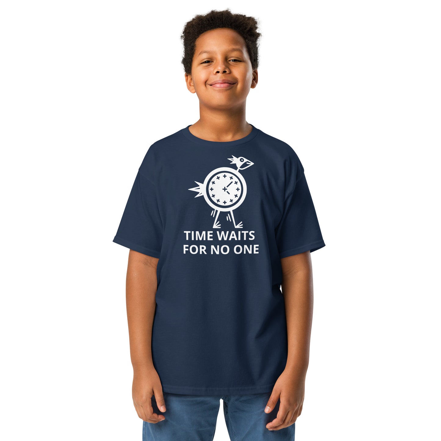 Time Waits for No One Youth Classic Tee