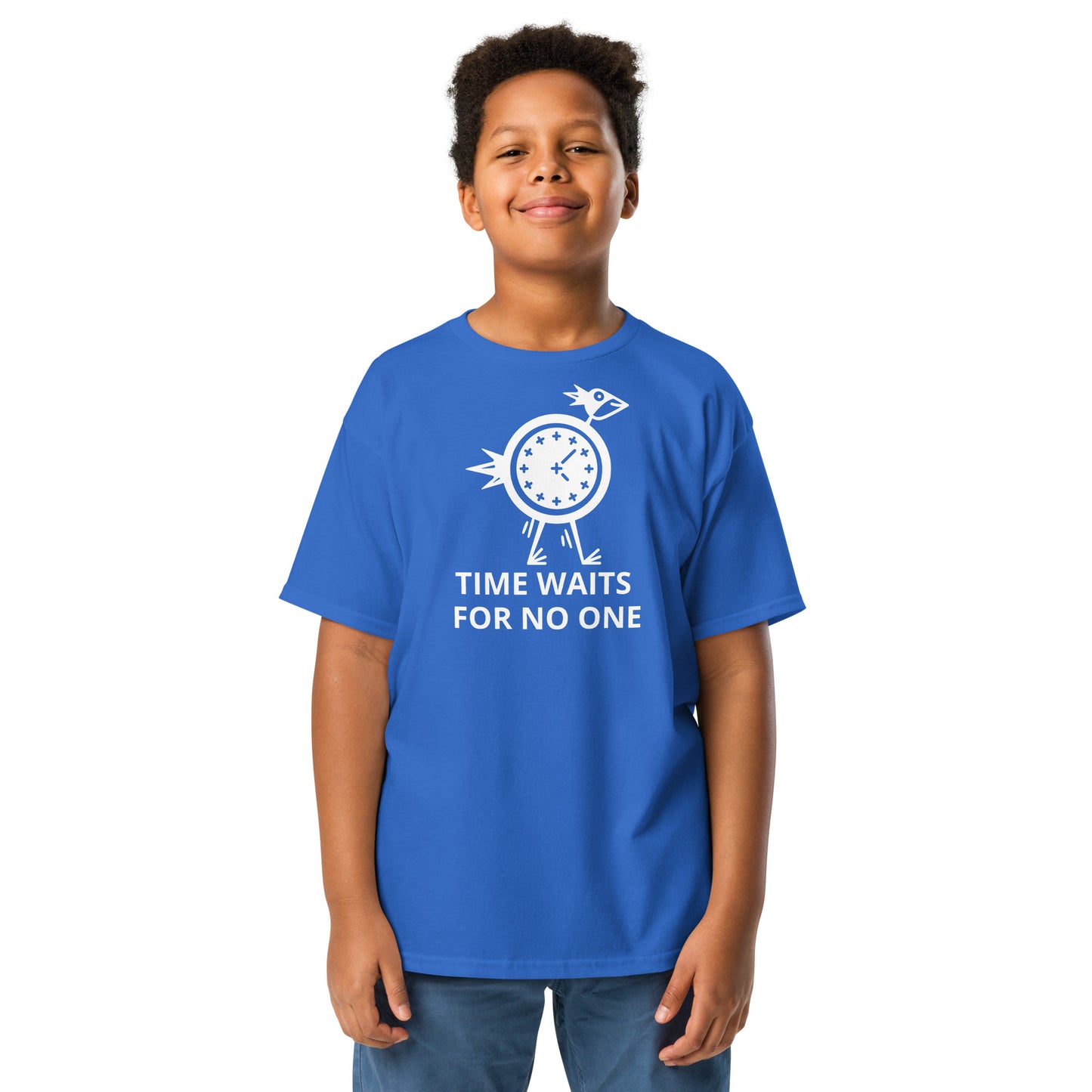 Time Waits for No One Youth Classic Tee